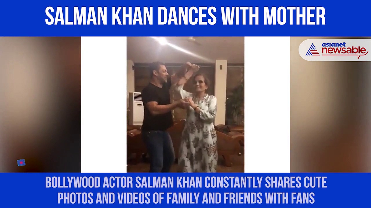 Salman Khan's dance with mother Salma; an adorable video one shouldn't miss
