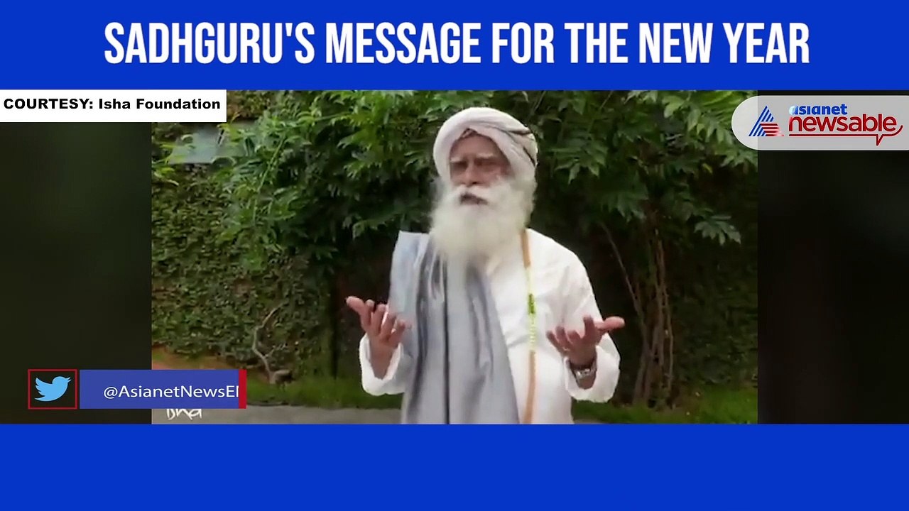Sadhguru's message for the New Year