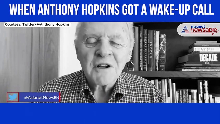 'Hang in there': Inspiring words from Anthony Hopkins