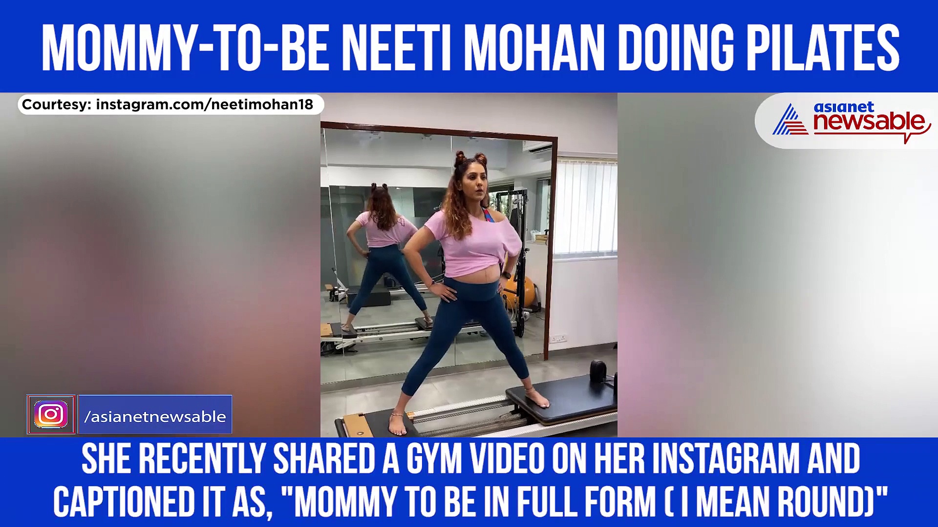 Neeti Mohan's pregnancy workout regime will leave you in awe: Watch video
