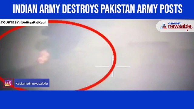 INDIAN ARMY DESTROYS PAKISTAN ARMY POSTS