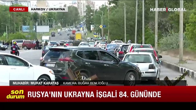 Rusya'nın Ukrayna işgali 84. gününde: Harkov'da uzun benzin kuyrukları Haber Global ekibi tarafından görüntülendi