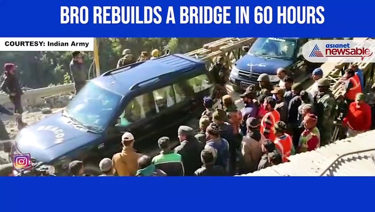 BRO rebuilds a bridge in 60 hours