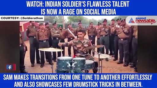 Watch: Indian soldier's flawless talent is now a rage on social media