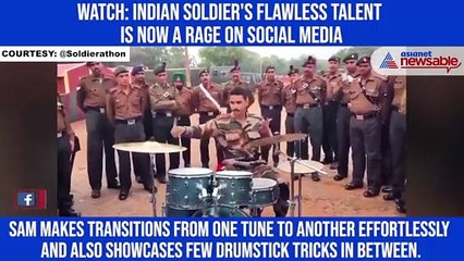 Watch: Indian soldier's flawless talent is now a rage on social media