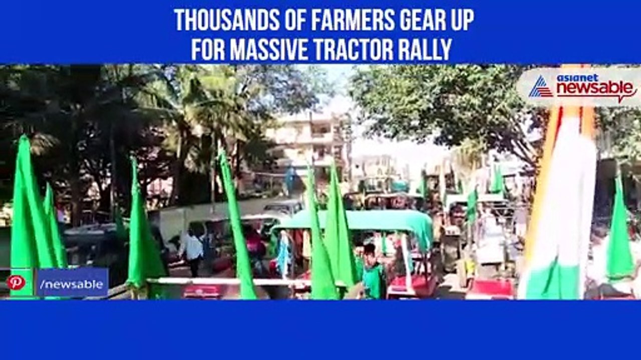 Karnataka tractor rally