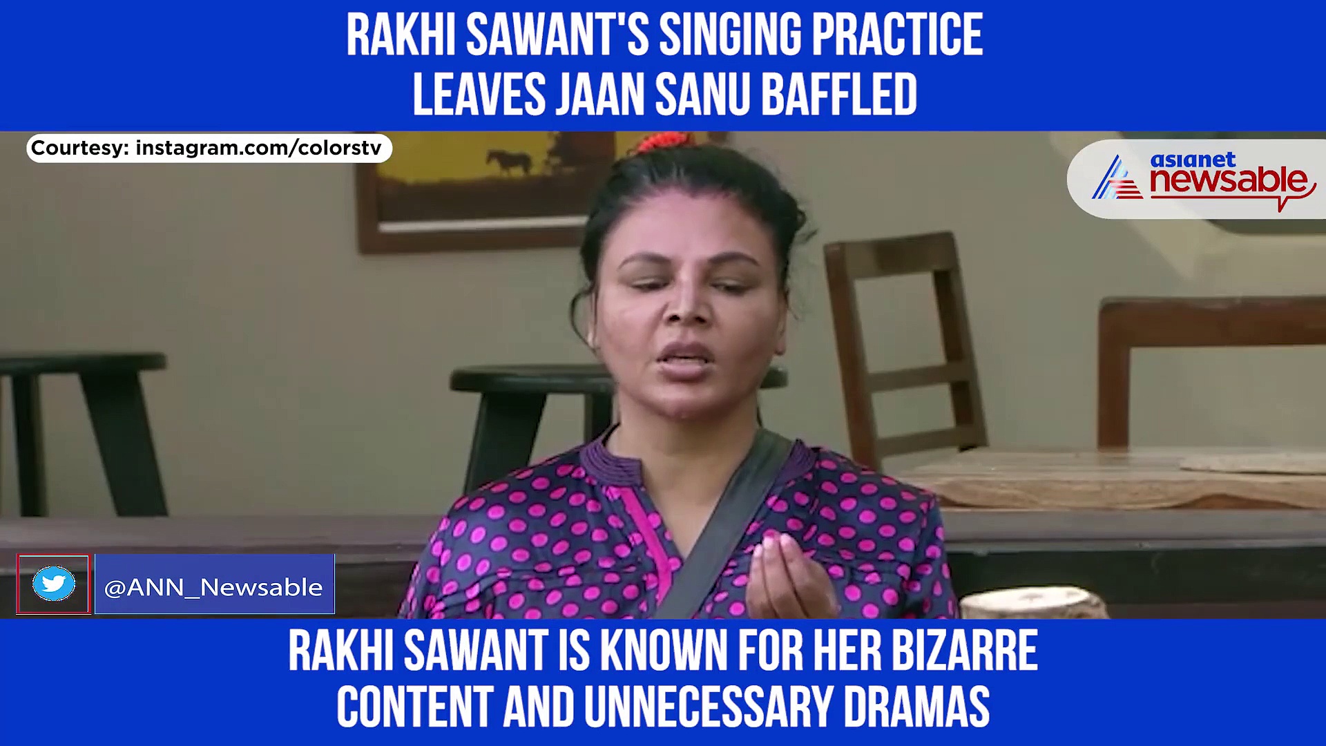 Rakhi Sawant tries singing; her high-pitch leaves Jaan Sanu baffled, Watch video