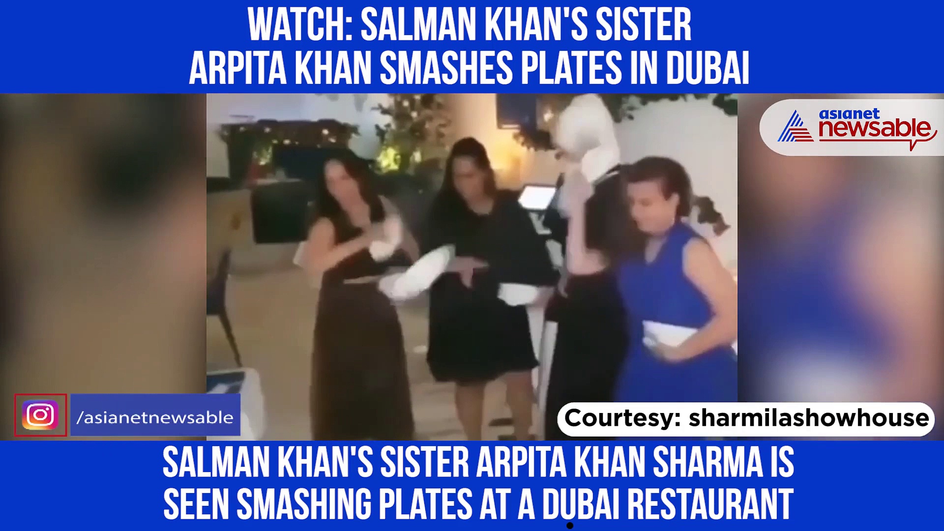Here's how Salman Khan's sister Arpita is smashing plates in Dubai's restaurant: Check out
