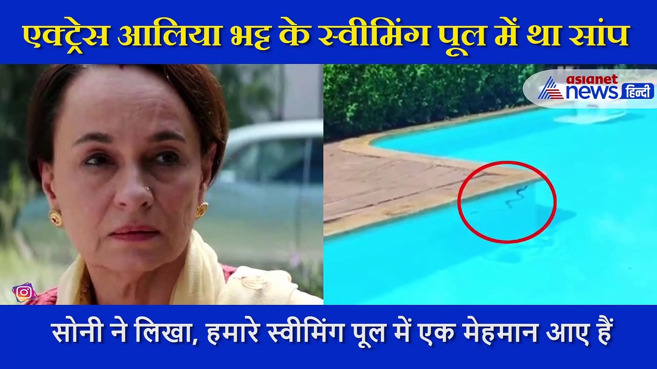 मानसून के महीने में इस एक्ट्रेस के घर सांपों ने किया हमला, स्विमिंग पूल में तैरता दिखा खतरनाक सांप