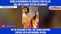 Genelia Deshmukh shares a fun-filled Holi video that will leave you in aww (Watch)