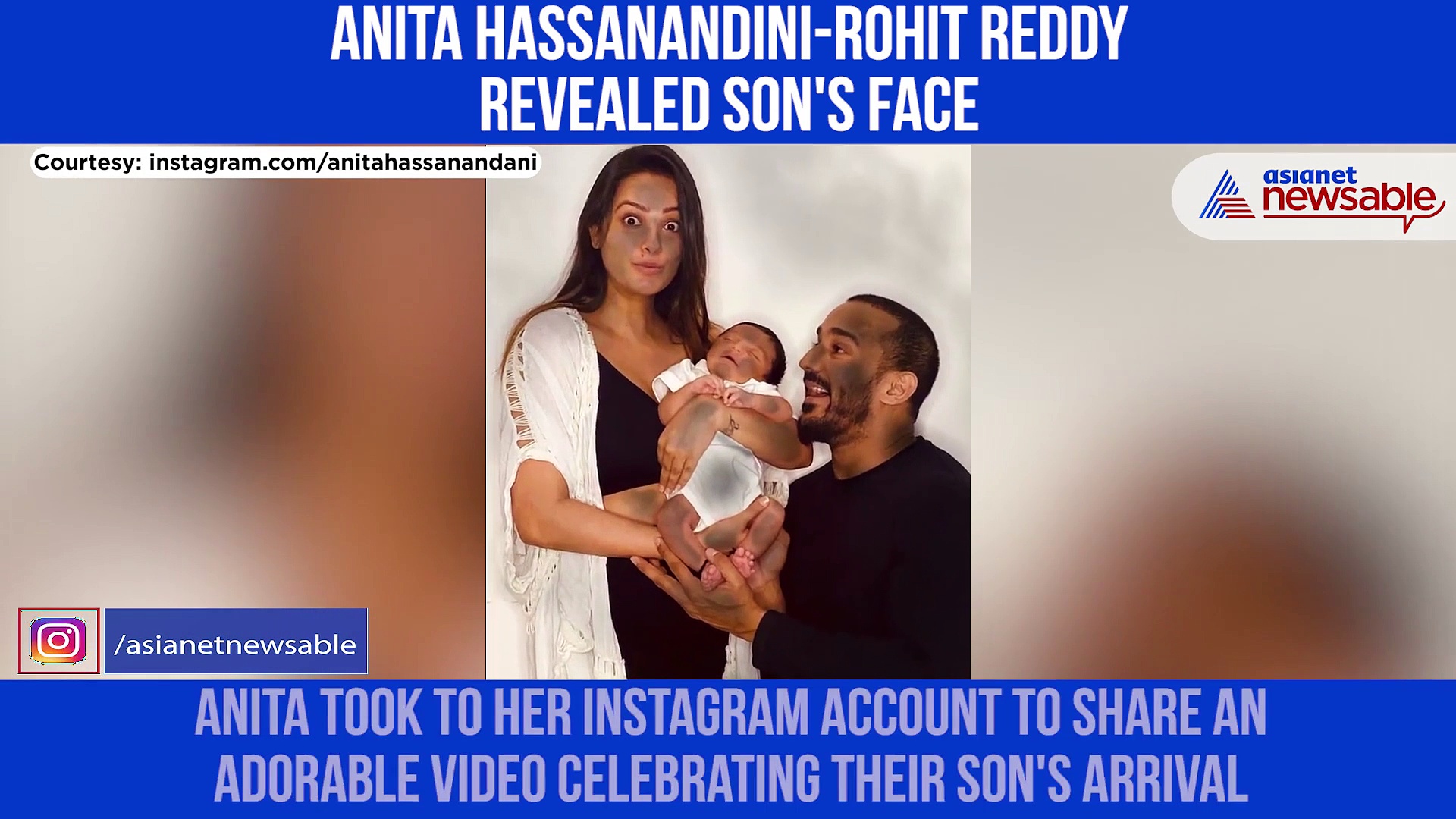 Anita Hassanandini-Rohit Reddy revealed their son's face in most cutest way: Watch the video