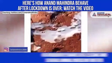 Anand Mahindra Lockdown