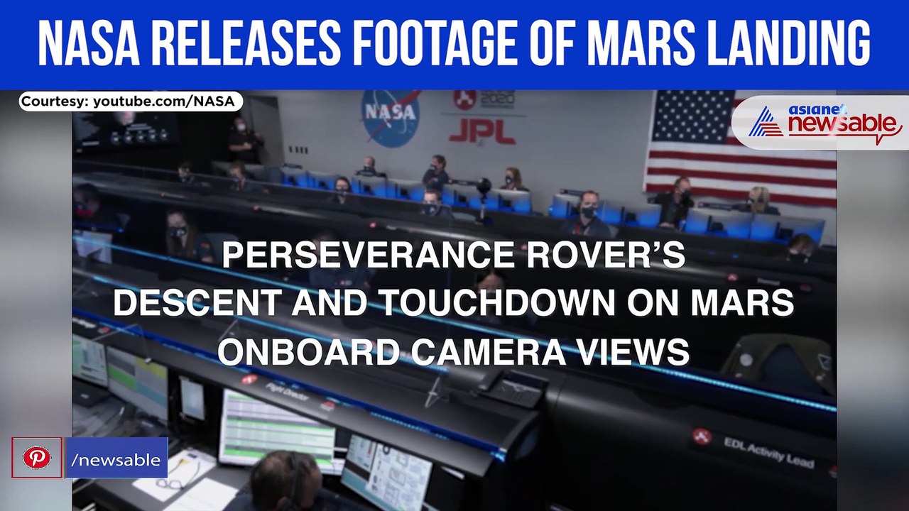 NASA Mars landing
