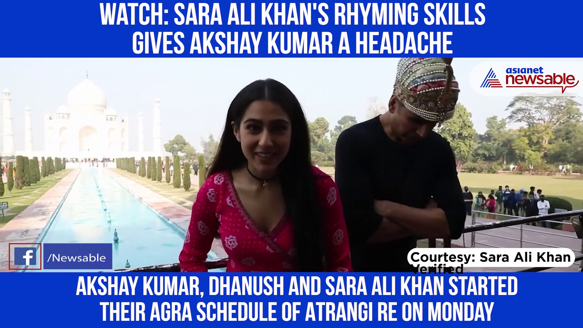 Here's how Sara Ali Khan gave her Atrangi Re co-star Akshay Kumar a headache: Watch the video
