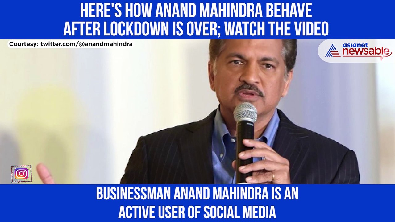 Anand Mahindra Lockdown