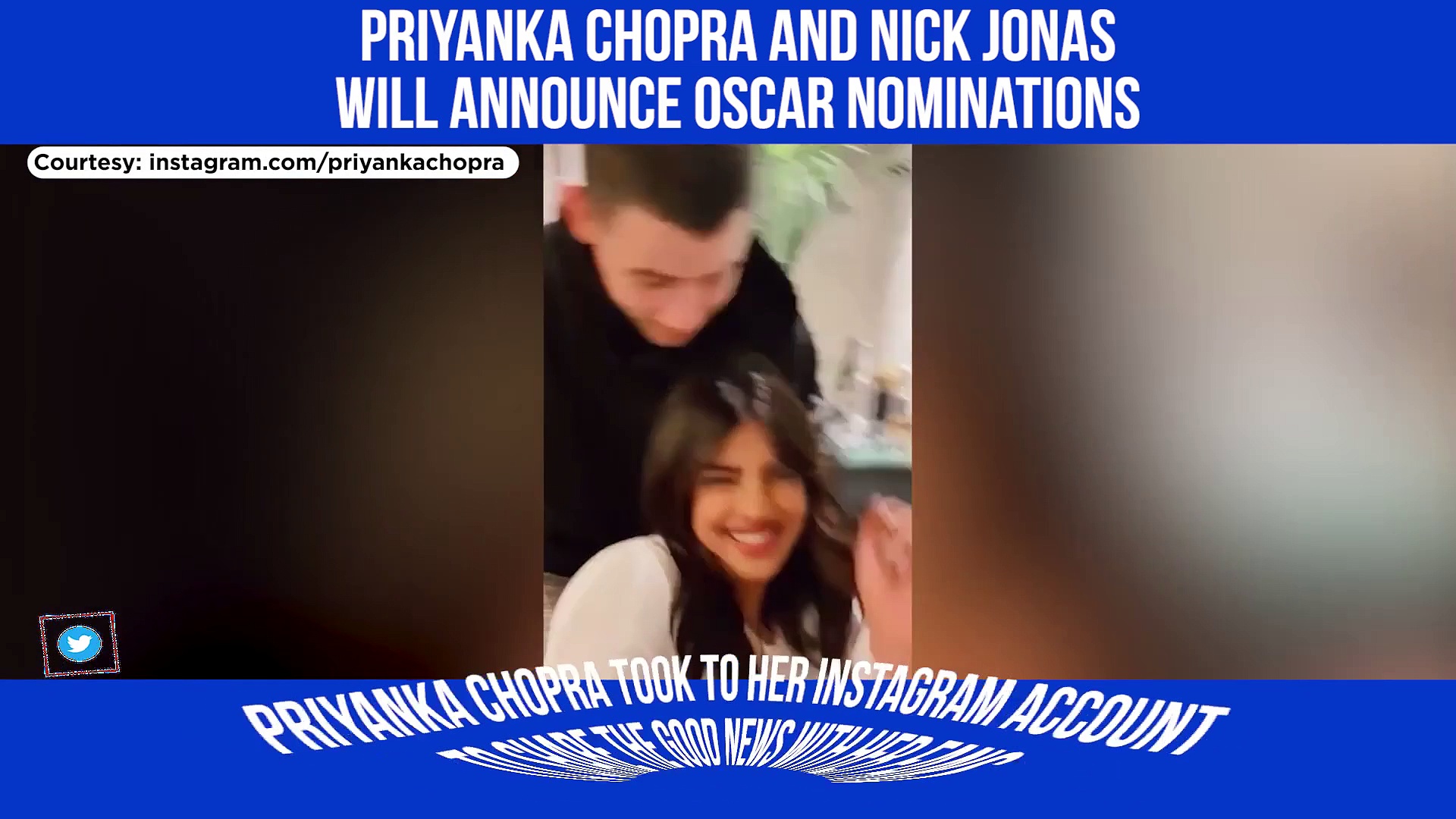Priyanka Chopra and Nick Jonas will be announcing Oscar nomination; Watch this cute video