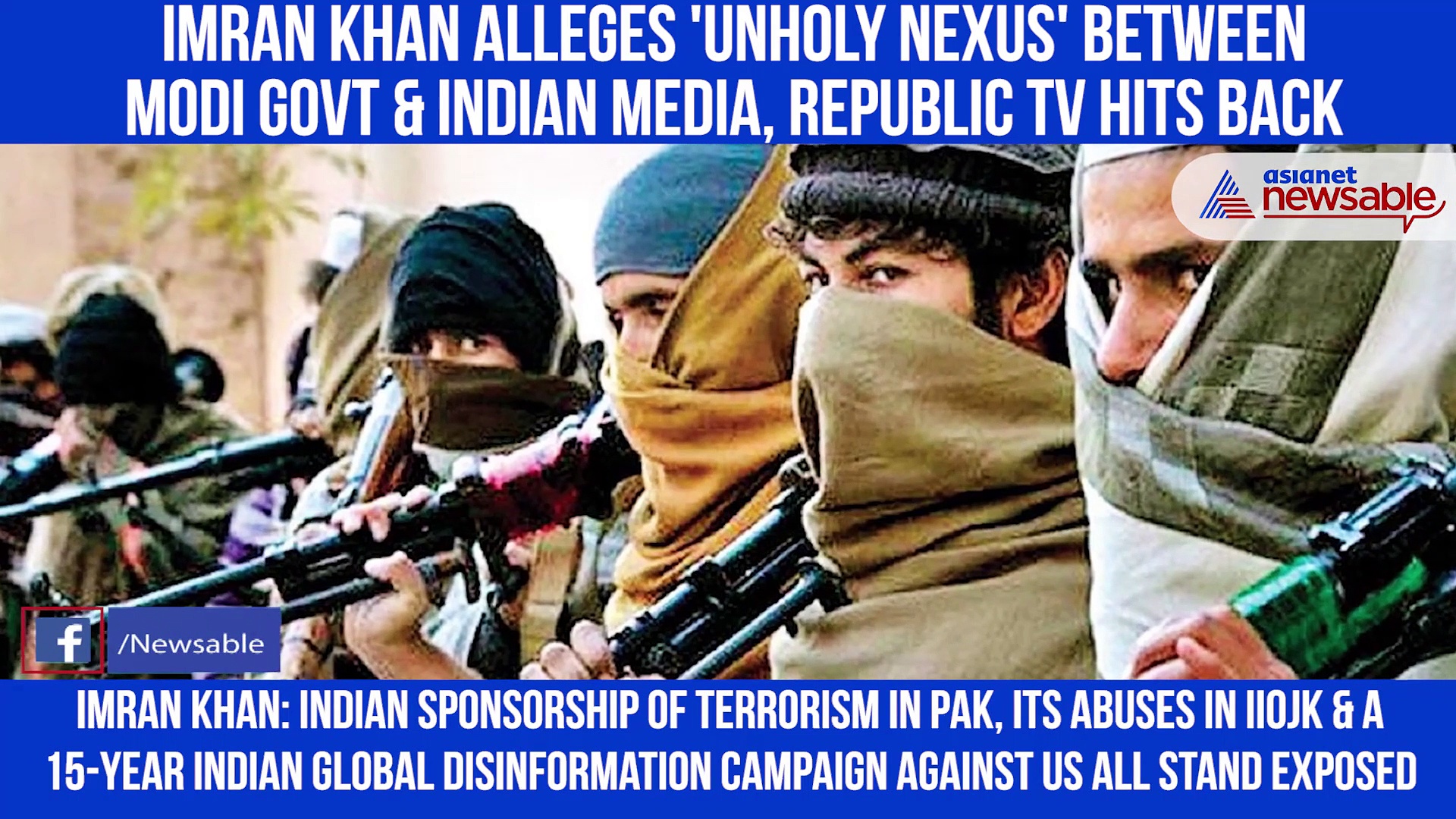 Republic TV vs Pakistan: Imran Khan cites Balakot chats, Arnab Goswami hits back