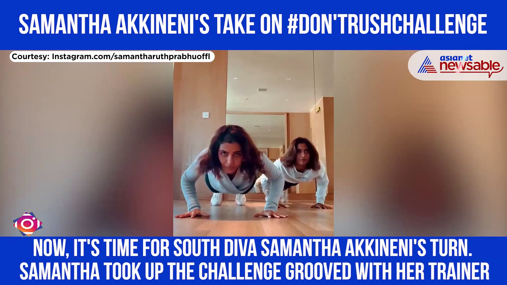 Samantha Akkineni's #don'trushchallenge has a connection with Vicky Kaushal? Watch her groovy video