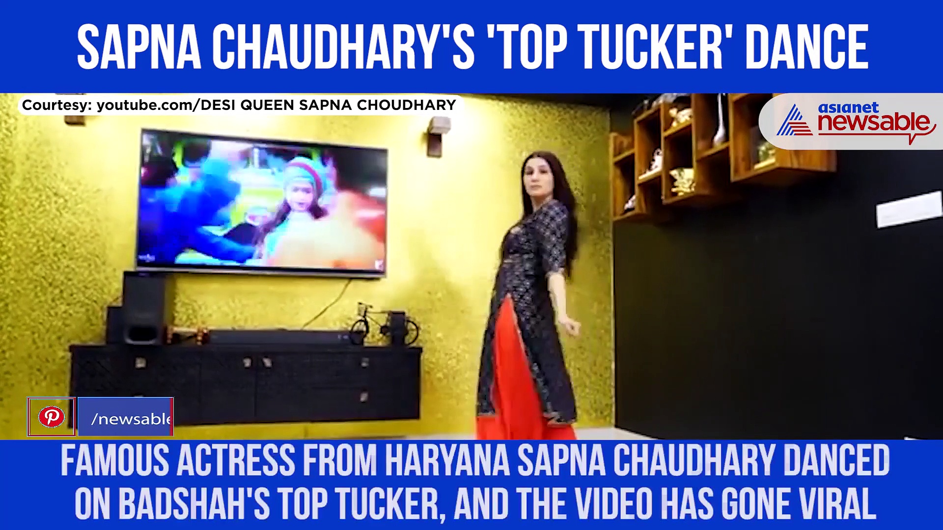 Sapna Chaudhary shaking her legs on Badshah's Top Tucker goes viral; Watch video