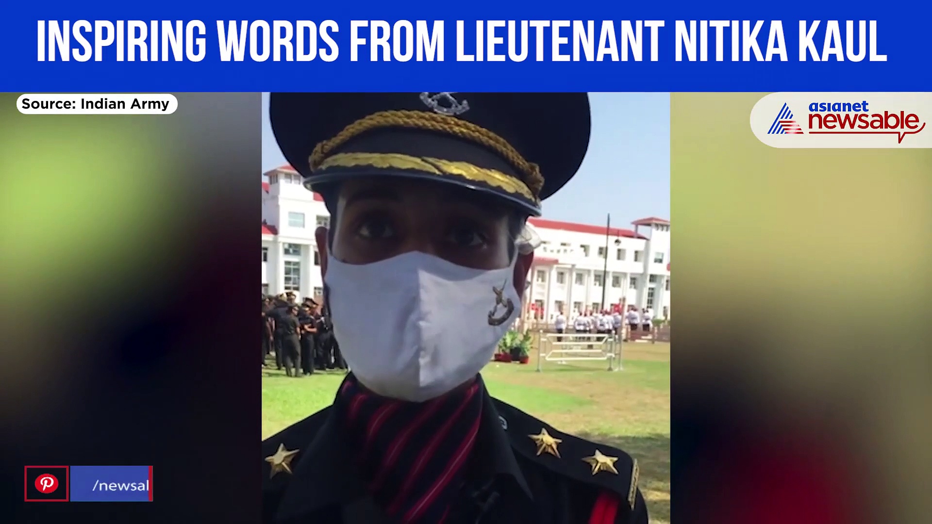 'Just keep faith in yourself': Inspiring words from Lieutenant Nitika Kaul