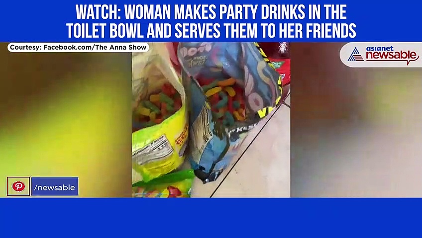 A party drink in a toilet bowl? Find out what happened next