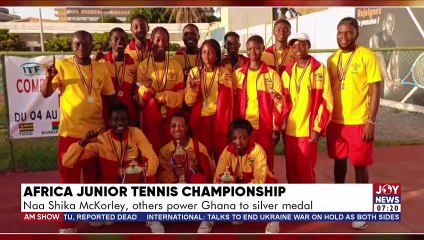 Naa Shika McKorley, others power Ghana to silver medal -  AM Sports on JoyNews (18-5-22)