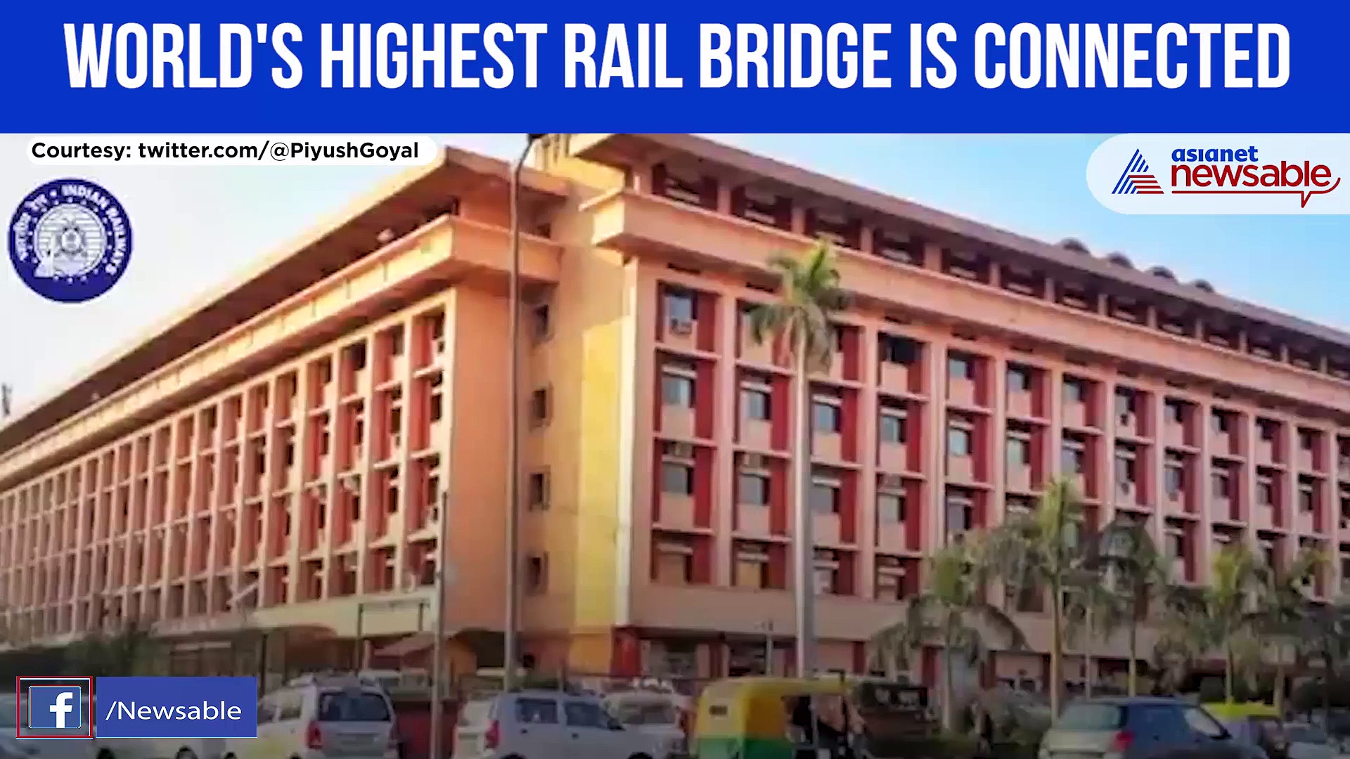 Historic Milestone: Arch on world's highest rail bridge is connected