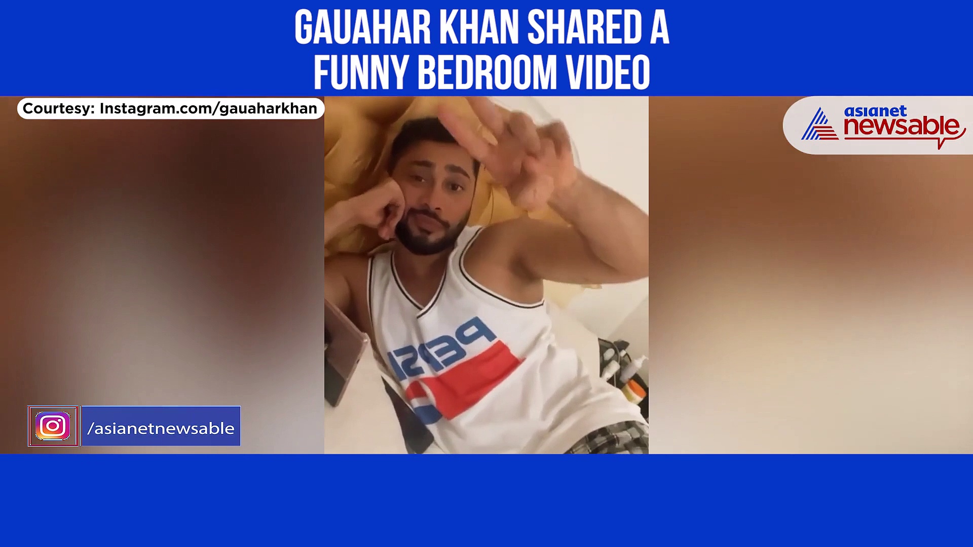 Gauahar Khan gets goofy in bedroom with husband Zaid Darbar; Watch video