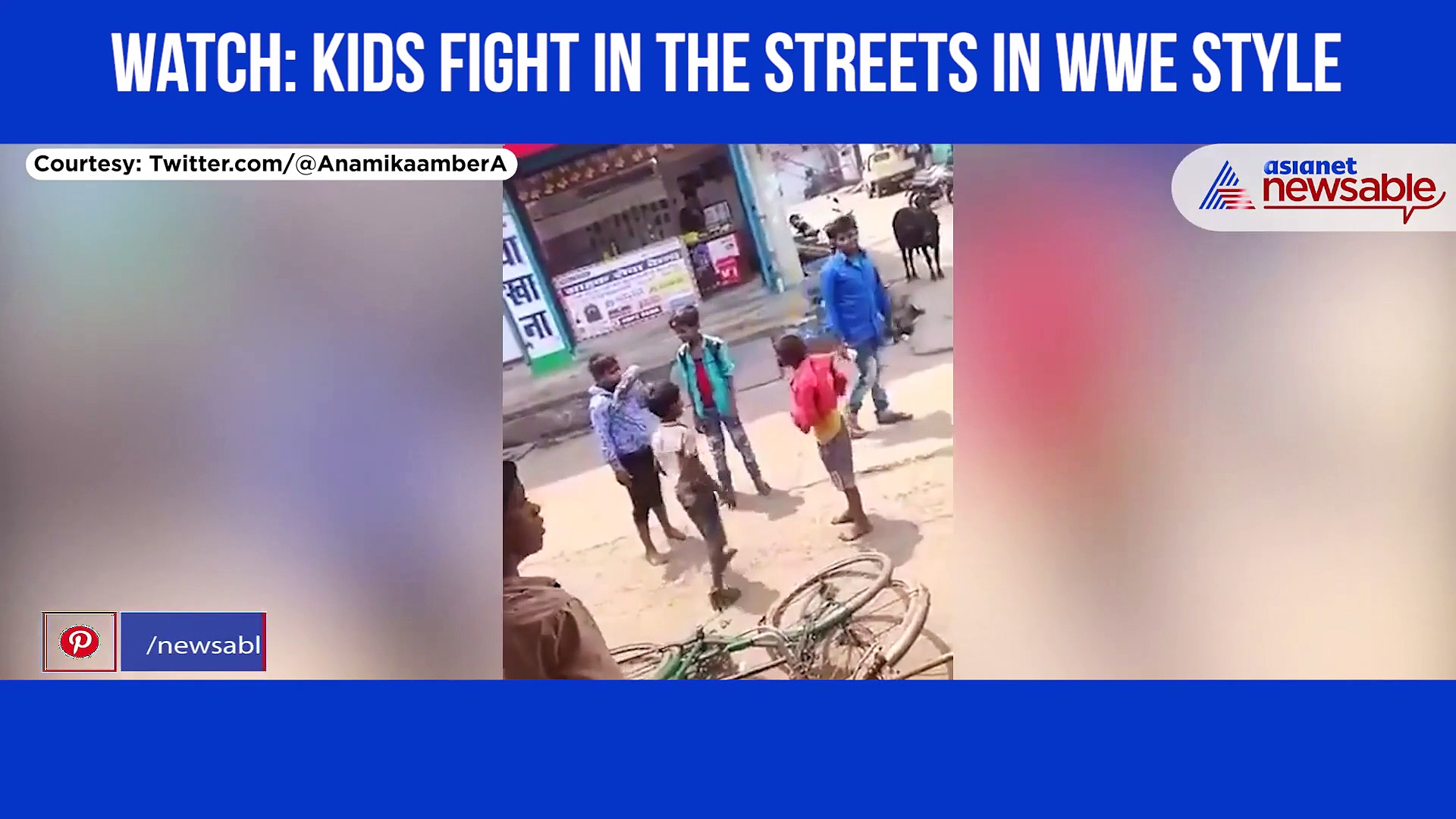 Kids wrestling in the streets will remind you of Aamir Khan's Dangal (Watch)