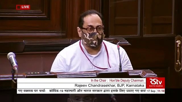 Rajeev Chandrasekhar speaks on Wuhan lab theory