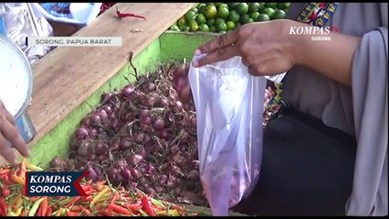 Begini Penjelasan Pedagang Terkait Mahalnya Harga Bawang Merah Di Sorong