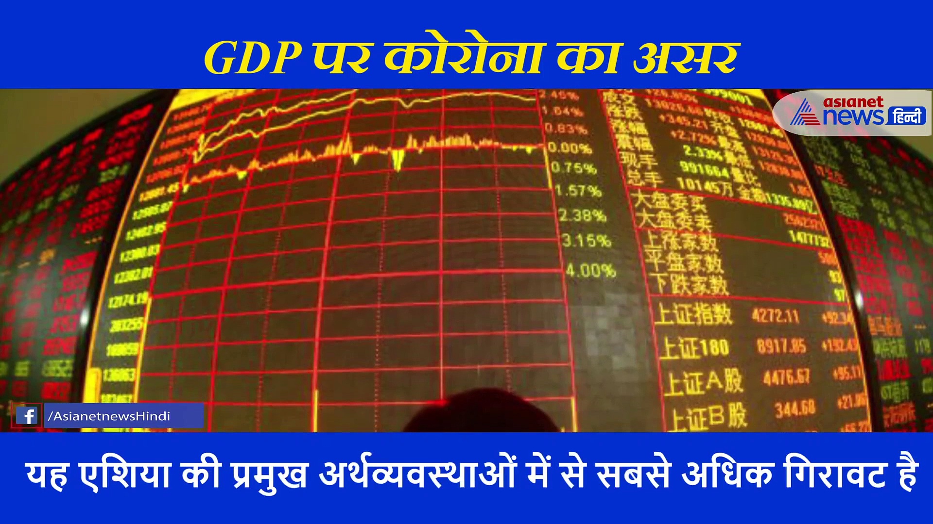 कोरोना की मार: 40 साल में देश की GDP में सबसे बड़ी गिरावट