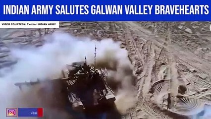 Indian Army salutes Galwan Valley bravehearts