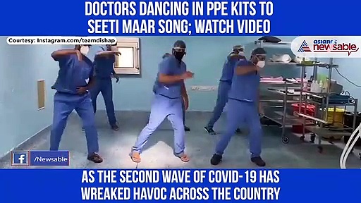 Doctors dance to Salman Khan's Radhe song 'Seeti Maar' (Watch Viral Video)