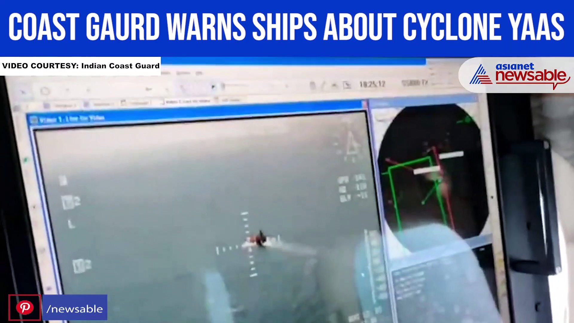 Watch: Coast Guard warns ships about cyclone Yaas threat
