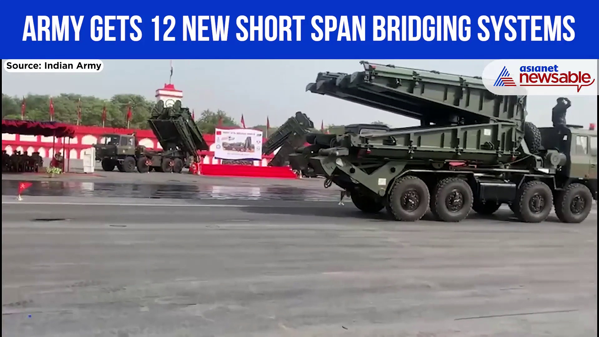 WATCH: Indian Army gets 12 new Short Span Bridging systems