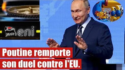 Gaz russe : Le géant italien Eni se plie aux exigences de Poutine.