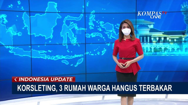 Tiga Rumah Warga di Kemayoran Terbakar, 16 Unit Mobil Damkar Diterjunkan!