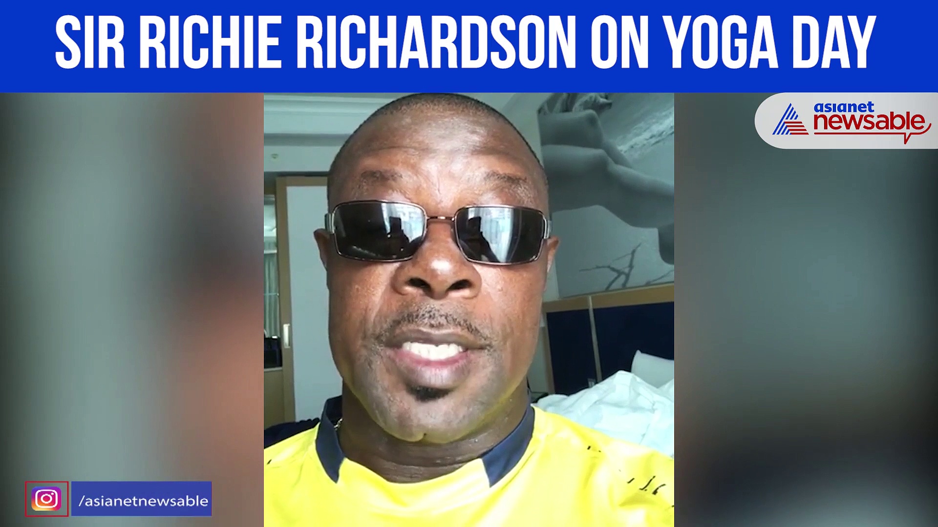 'Yoga is a gift from India': West Indian cricket legend Sir Richie Richardson bats for yoga