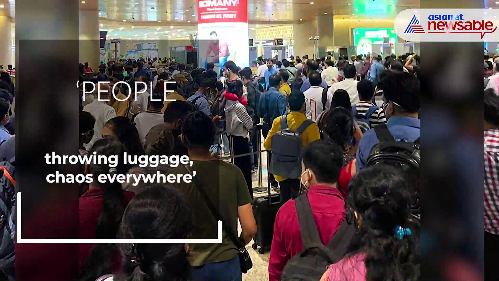 Mumbai Airport turns chaotic with heavy Navratri rush, movement brought to standstill