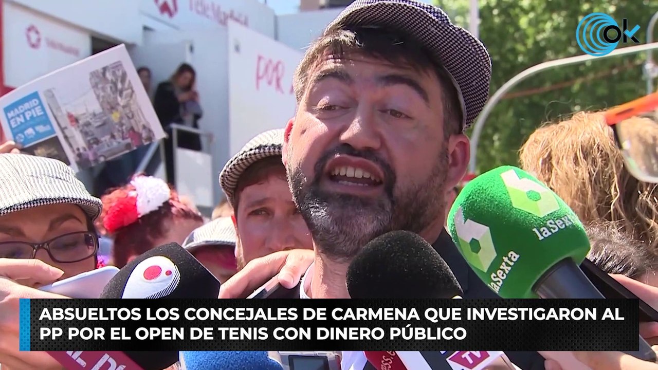 Absueltos los concejales de Carmena que investigaron al PP por el Open de Tenis con dinero público