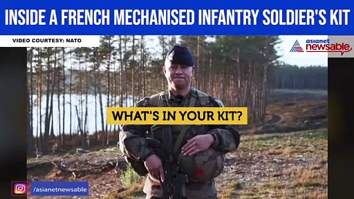 WATCH: Inside a French mechanised infantry soldier's kit