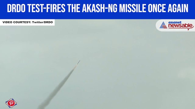DRDO test-fires the Akash-NG missile once again