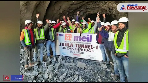 Zojila Tunnel 1 hits major milestone, excavation work completed