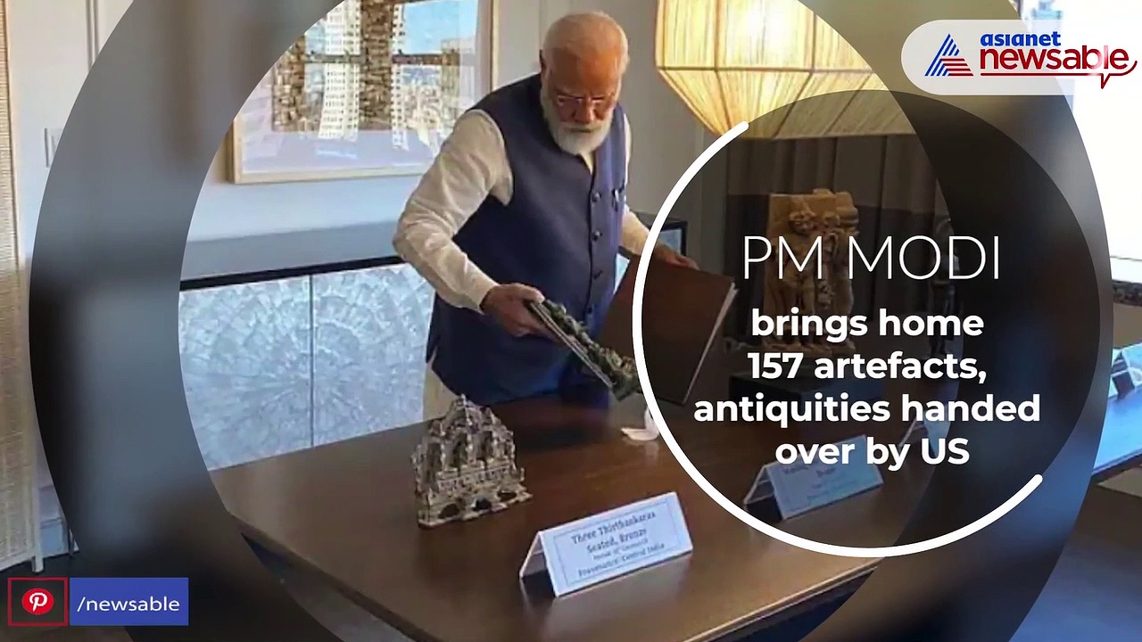 PM Modi brings home 157 artefacts from US; over 200 returned since 2014