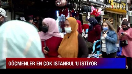 Türkiye'nin en kapsamlı göçmen araştırması yapıldı: Göçmenler en çok İstanbul'u istiyor!