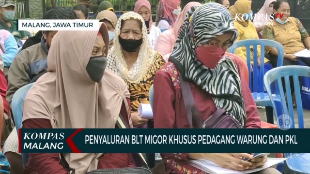 Pedagang Warung dan PKL di Kota Malang Terima BLT Minyak Goreng