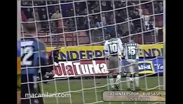 Gaziantepspor 3-2 Bursaspor 25.01.2004 - 2003-2004 Turkish Super League Matchday 18