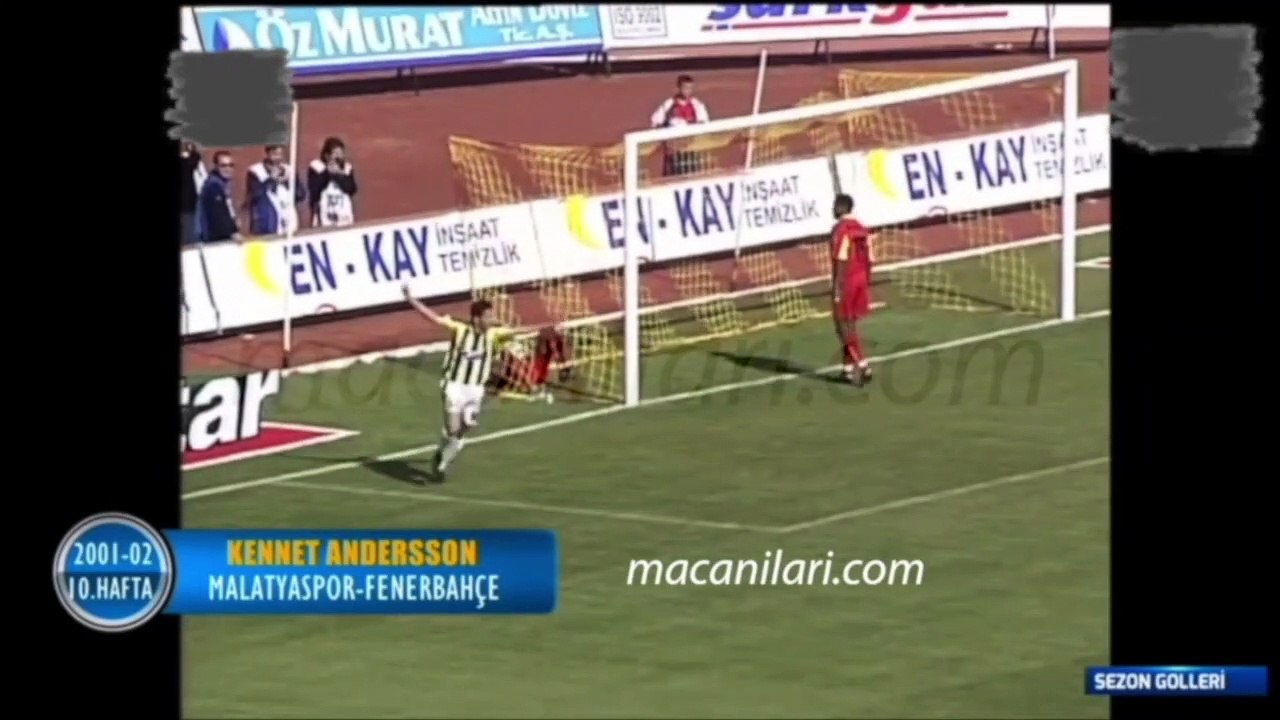 Malatyaspor 1-3 Fenerbahçe [HD] 27.10.2001 - 2001-2002 Turkish Super League Matchday 10 (Only Fenerbahçe's Goals)
