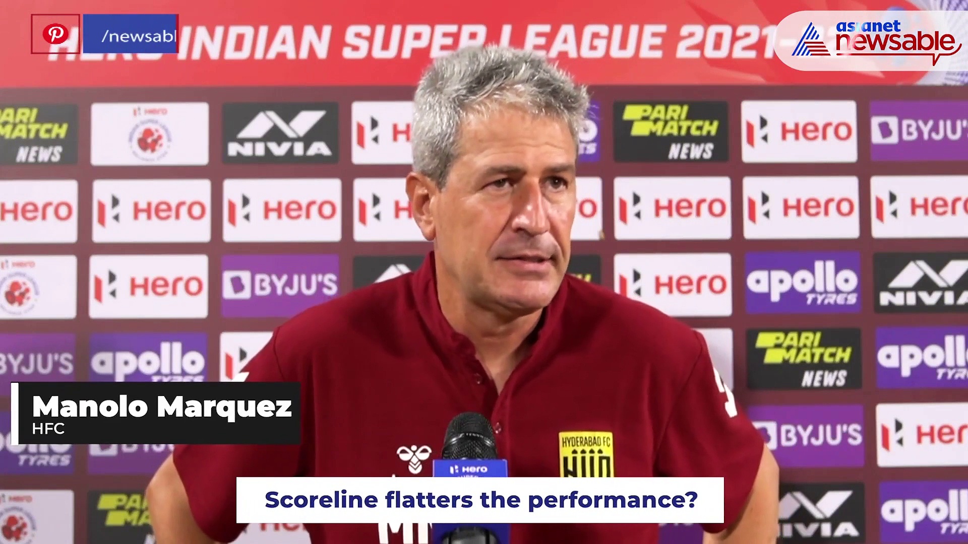 ISL 2021-22: Manuel Marquez Roca not getting carried away despite HFC'S 5-1 NEUFC rout